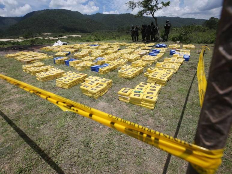 Así fue la destrucción de más de cuatro toneladas de cocaína