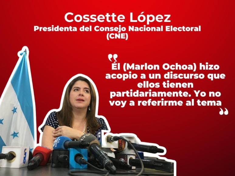 Las frases de Cossette López tras asumir presidencia del CNE