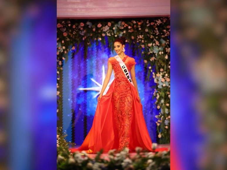 Elegantes y coloridos: los vestidos de la pasarela de gala en Miss Honduras 2024