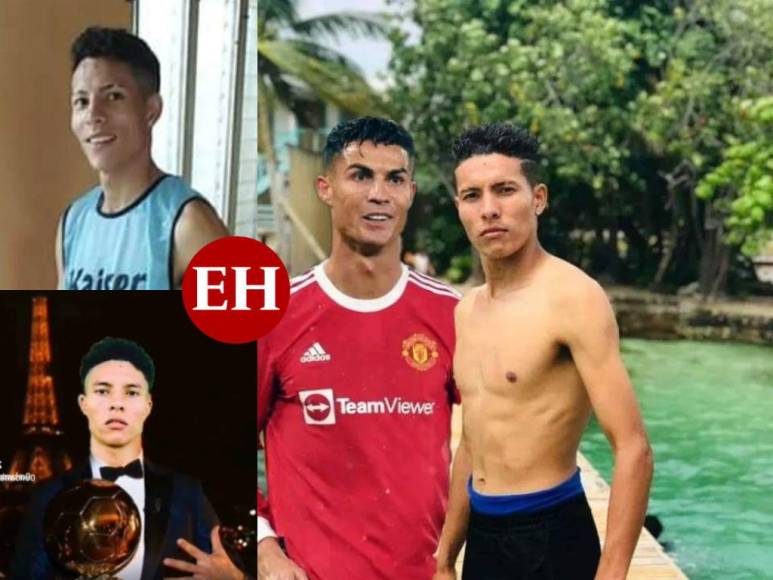 Tiene un “Balón de Oro” y es tiktoker: Así es el Cristiano Ronaldo hondureño (FOTOS)