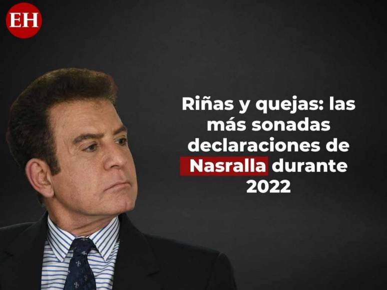 Riñas, quejas y reclamos: las más sonadas declaraciones de Nasralla durante 2022