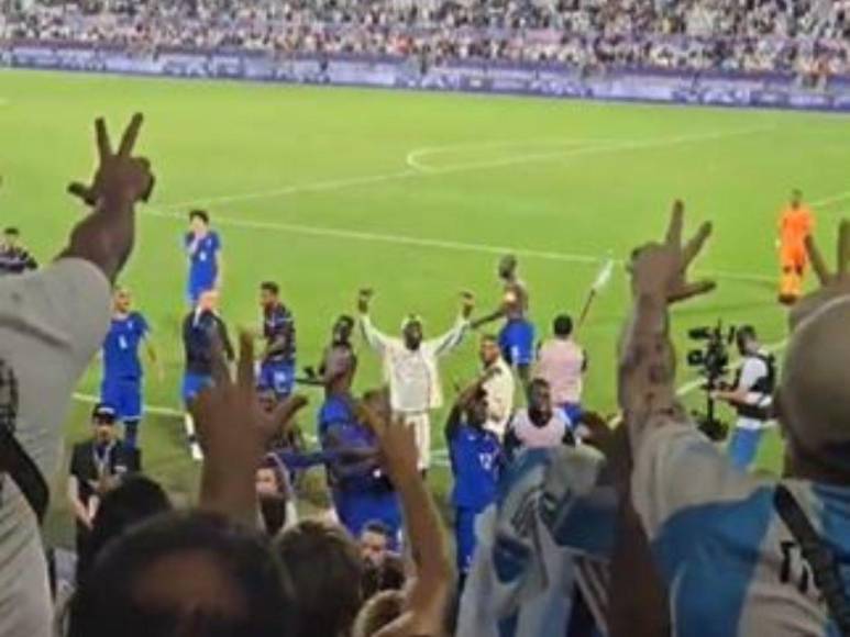 Así fue el zafarrancho entre Francia y Argentina tras el final del partido