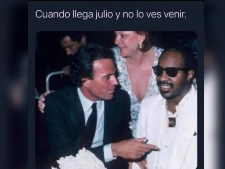 Los memes más graciosos de Julio Iglesias por la llegada del séptimo mes de 2023