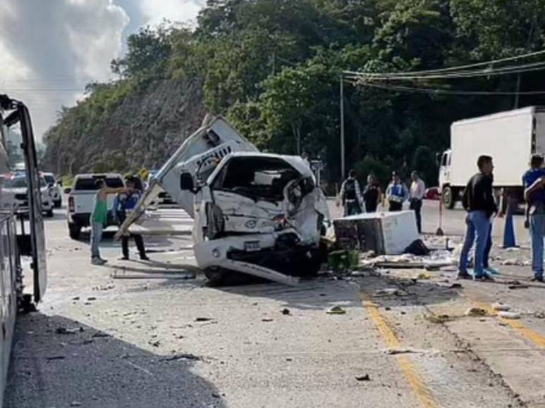 Fatal colisión en la CA-5: Joven padre muere cuando iba a entregar producto a San Pedro Sula