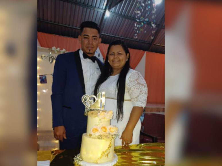 Estaban recién casados: así eran Enna y Cristian, muertos en accidente en Tela