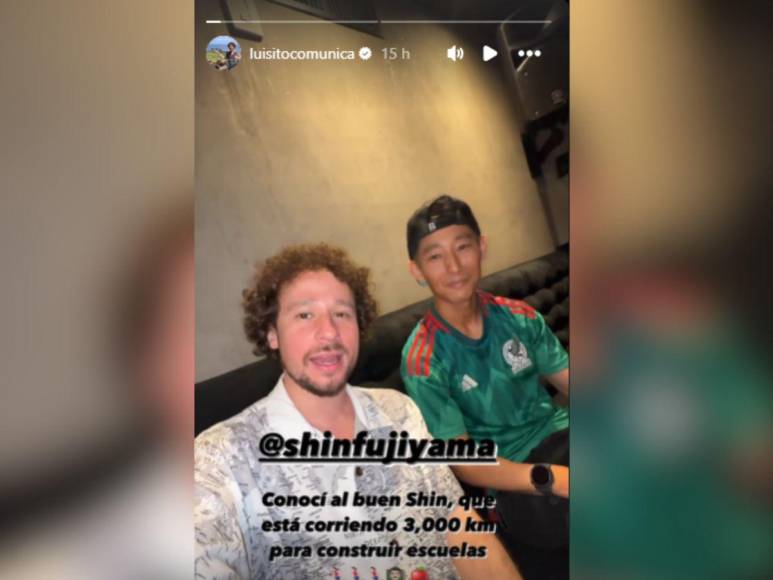 Luisito Comunica recibe a Shin con deliciosa comida y se unirá al reto 3,000 kilómetros