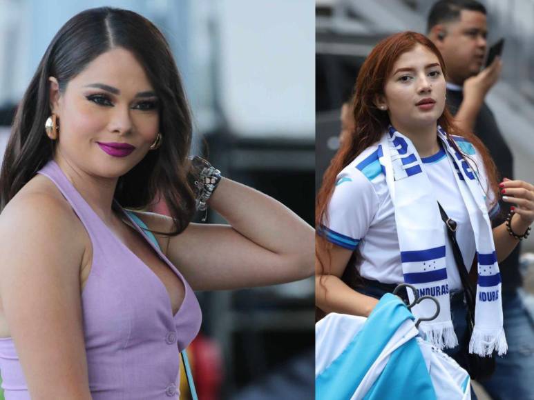 ¡Roban suspiros! Las bellezas que llegaron al duelo Honduras- México