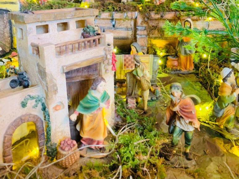 Navidad: Capitalino sorprende con nacimiento de Jesús en barrio El Chile