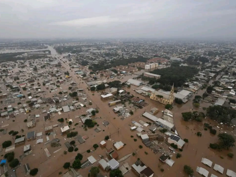 Brasil bajo el agua: ciudades desaparecen por inundaciones tras fuertes lluvias