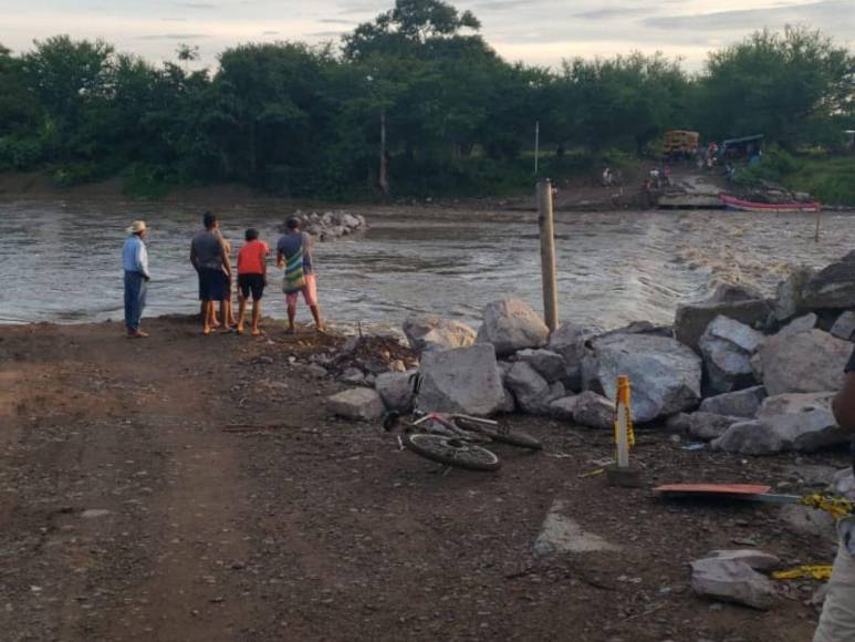 Nuevamente desbordado el río Goascorán en Costa de los Amates: bordos de contención cedieron a la primera tormenta de septiembre