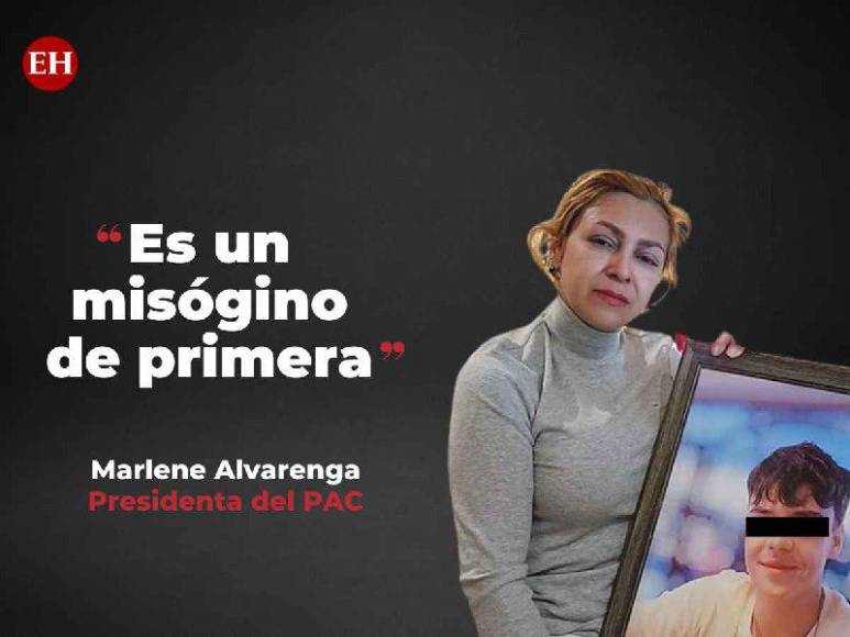 Las crudas frases de Marlene Alvarenga contra Salvador Nasralla por la muerte de su hijo