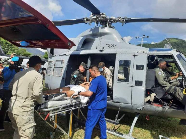 En avión de las Fuerzas Armadas trasladaron a Ariel Girón desde Chamelecón a la capital