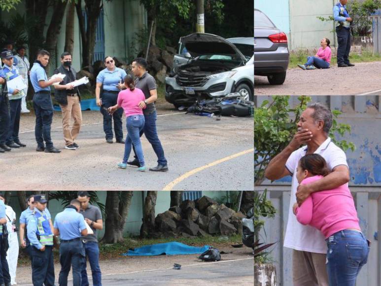 Doloroso momento: familia llega a reconocer a joven que murió en accidente salida a Valle de Ángeles