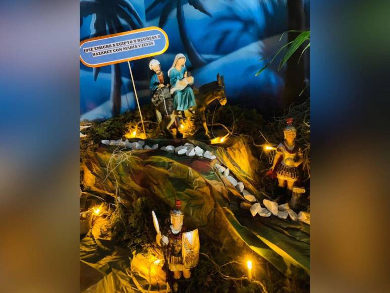 Navidad: Capitalino sorprende con nacimiento de Jesús en barrio El Chile