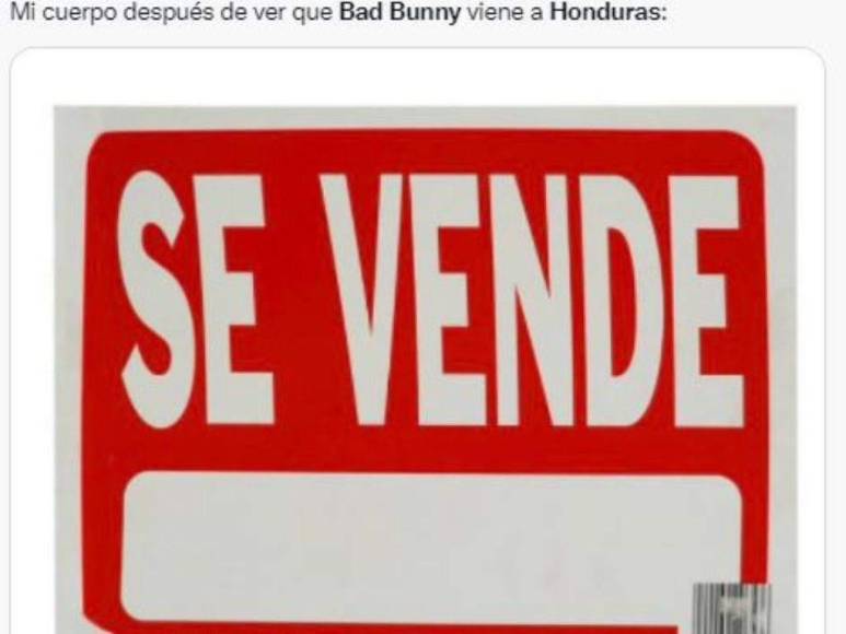 Los memes más divertidos que dejó el anuncio del concierto de Bad Bunny en Honduras