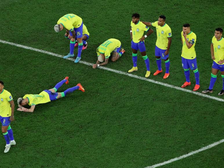 El dolor de Neymar tras la derrota de Brasil ante Croacia