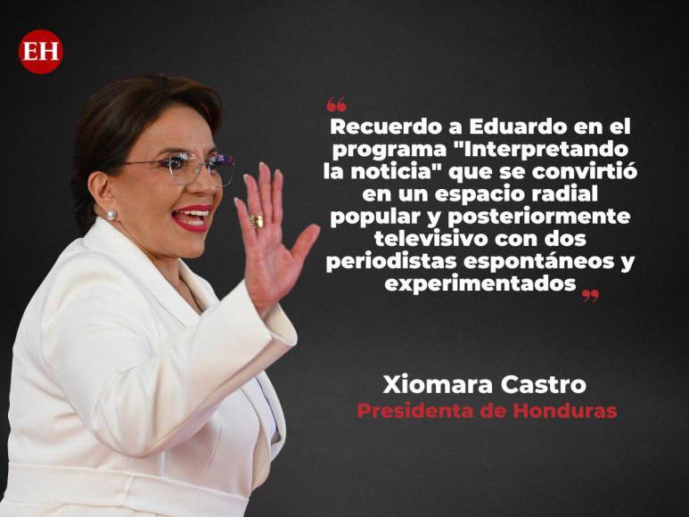 Las frases de la presidenta Xiomara Castro durante la entrega del Premio Álvaro Contreras