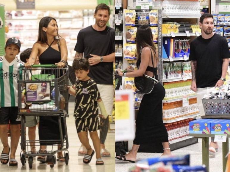 Messi es captado de compras en un supermercado de Miami