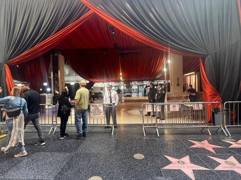 Así se prepara el teatro Dolby para los premios Oscar