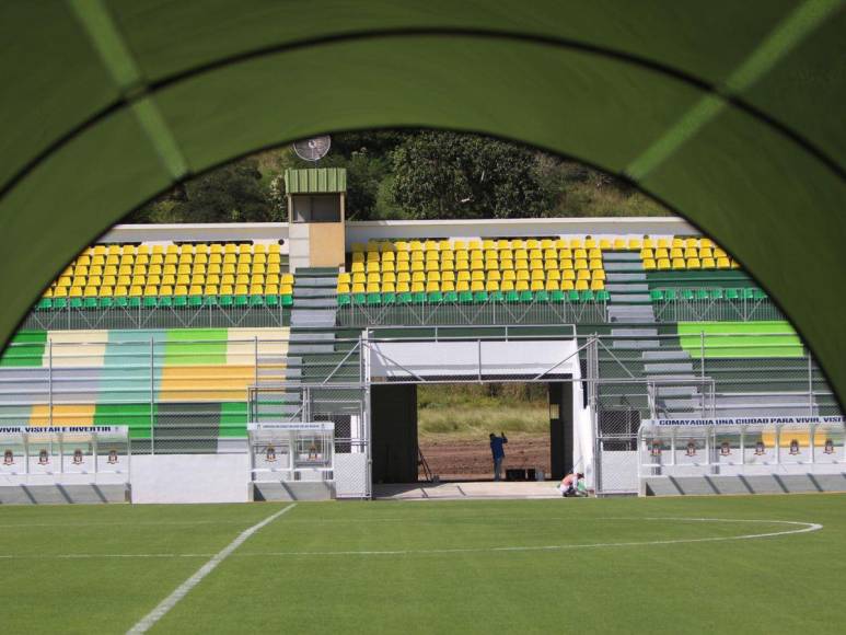 A la espera de Olimpia y Motagua: Así luce el remodelado estadio Carlos Miranda de Comayagua