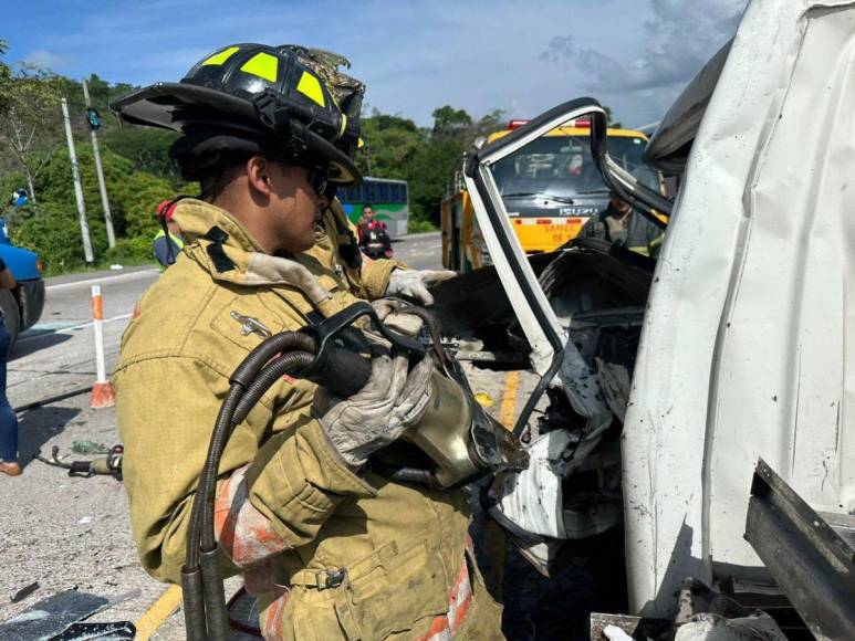 Fatal colisión en la CA-5: Joven padre muere cuando iba a entregar producto a San Pedro Sula