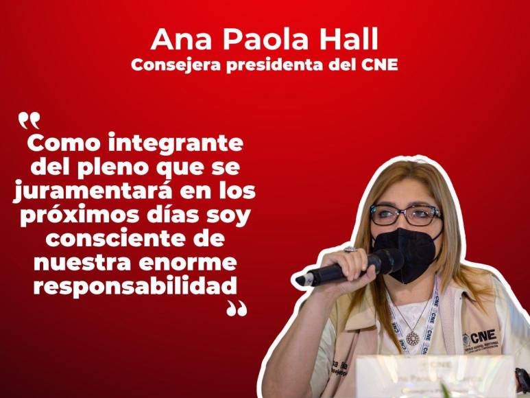 Frases de la consejera del CNE durante la convocatoria a las primarias