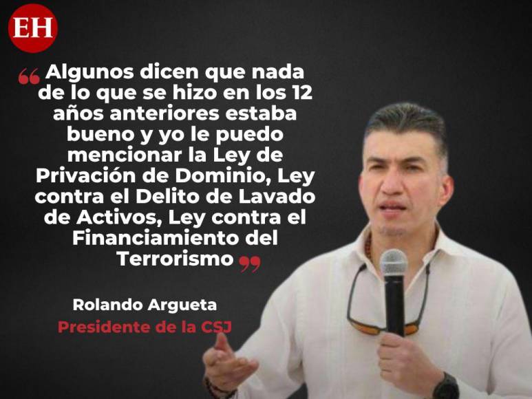 Las frases de Rolando Argueta sobre si la CSJ respondió a intereses de JOH