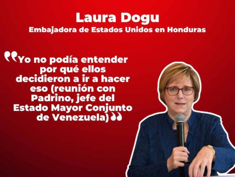 Las frases de Laura Dogu sobre reunión de funcionarios hondureños con Padrino