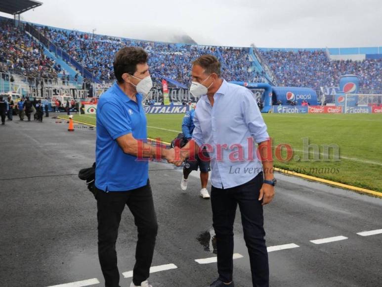 Locura azul, la decepción de Vargas y ambientazo: Las imágenes del Motagua-Real España