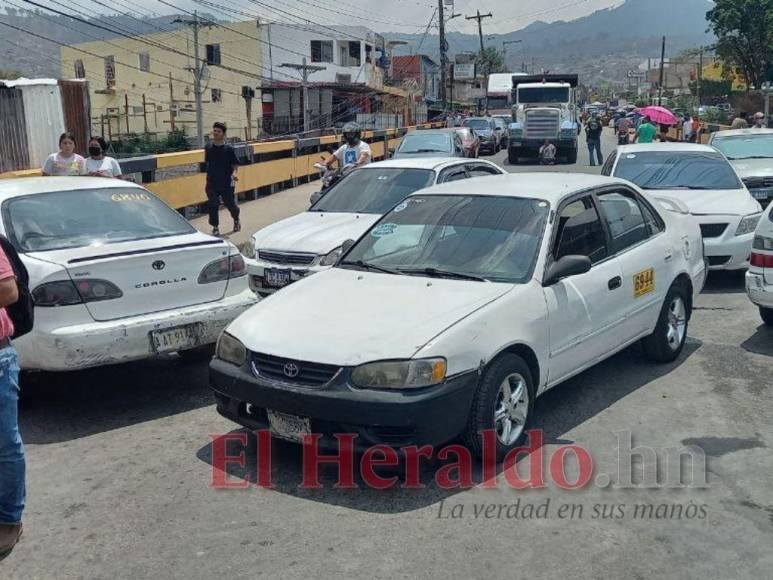 Las 25 imágenes que dejó el paro de transporte en Honduras