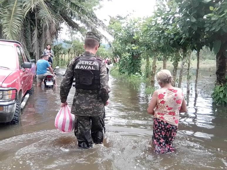 Sacados en brazos, con pocas pertenencias y sus animalitos: el drama que viven familias evacuadas (Fotos)