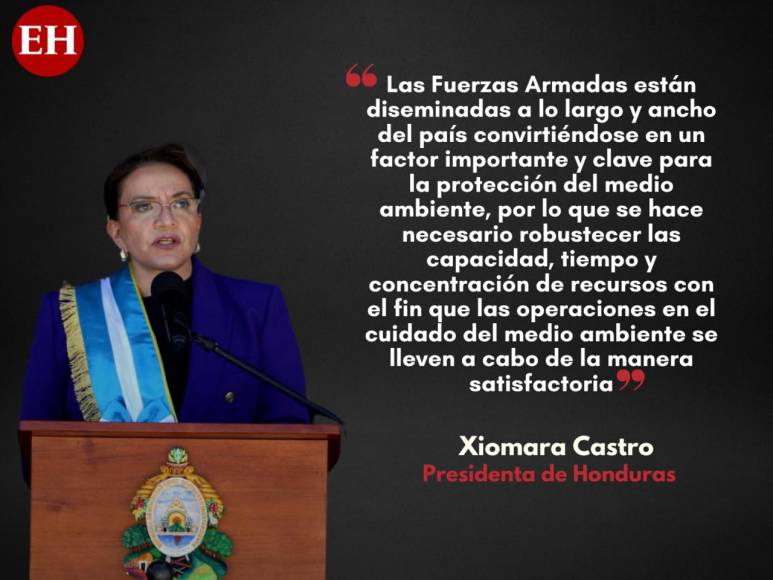 “Mujeres de las FFAA contarán con todo mi apoyo”, Xiomara tras asumir como Comandante en Jefe