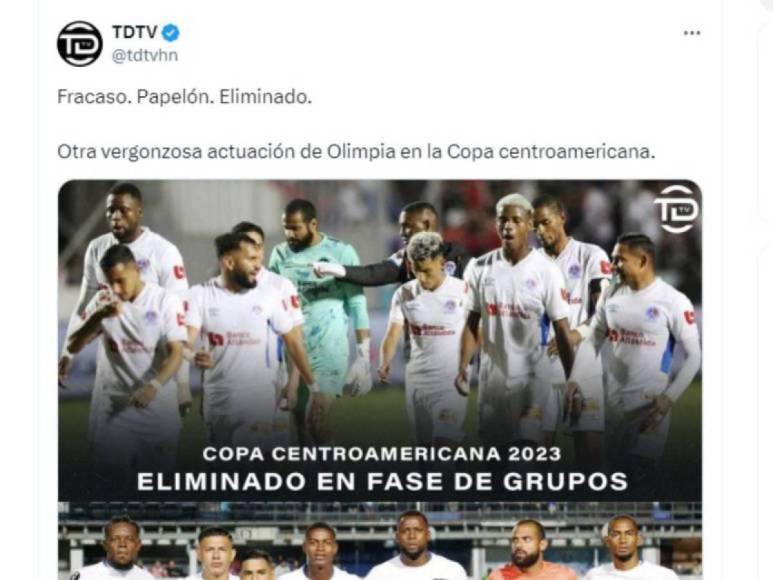 Olimpia eliminado de Copa Centroamericana y estos son los ‘culpables’, según periodistas