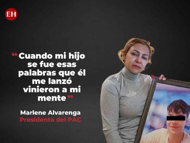 Las crudas frases de Marlene Alvarenga contra Salvador Nasralla por la muerte de su hijo