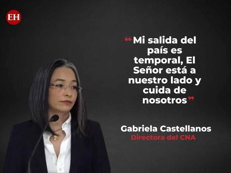 Las frases de Gabriela Castellanos sobre su salida de Honduras tras recibir amenazas