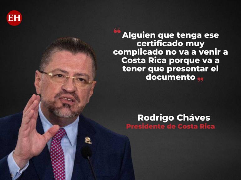 “¡Se acabó el problema!”: Presidente de Costa Rica tras anuncio de suspensión de visas