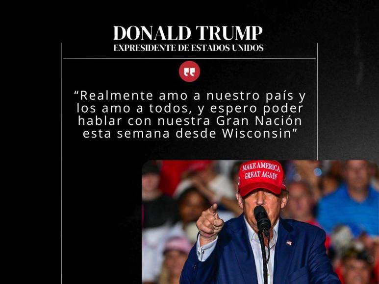 Las frases de Donald Trump tras el atentado en su contra en Pensilvania