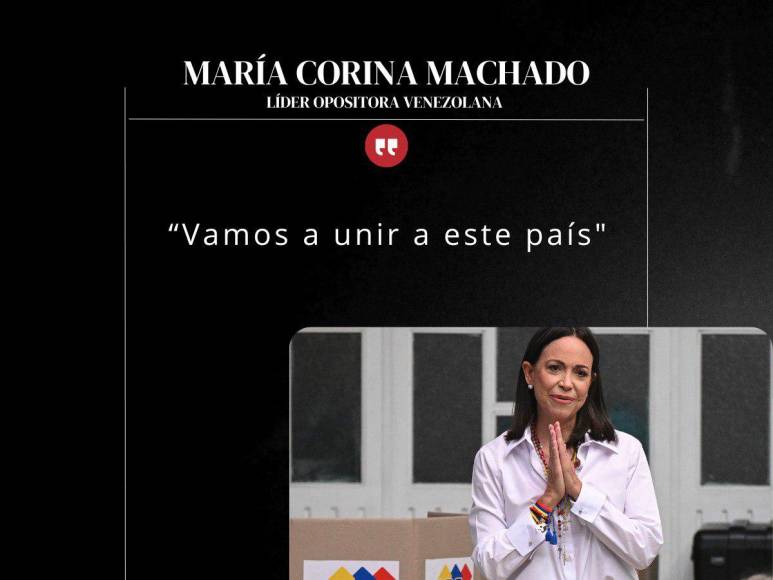 “Estamos haciendo historia”: Frases de María Corina Machado tras elecciones