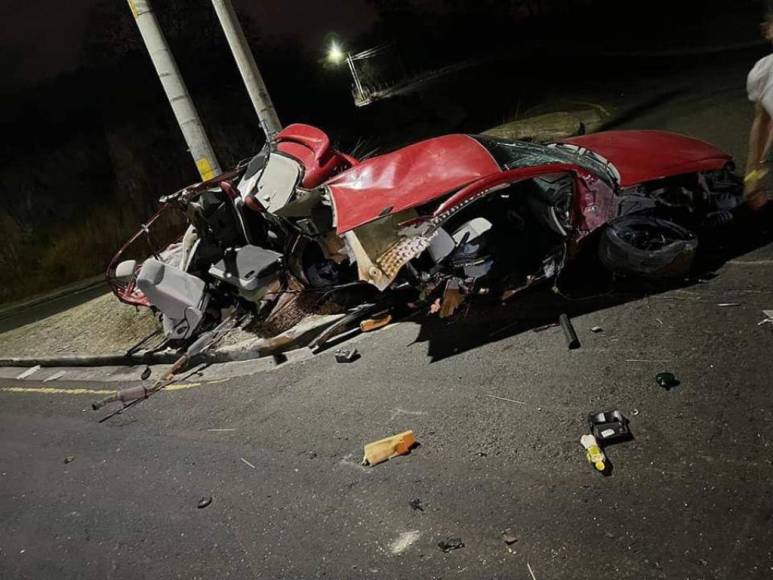 Las impactantes imágenes que dejó el accidente de tránsito en el anillo periférico de Tegucigalpa