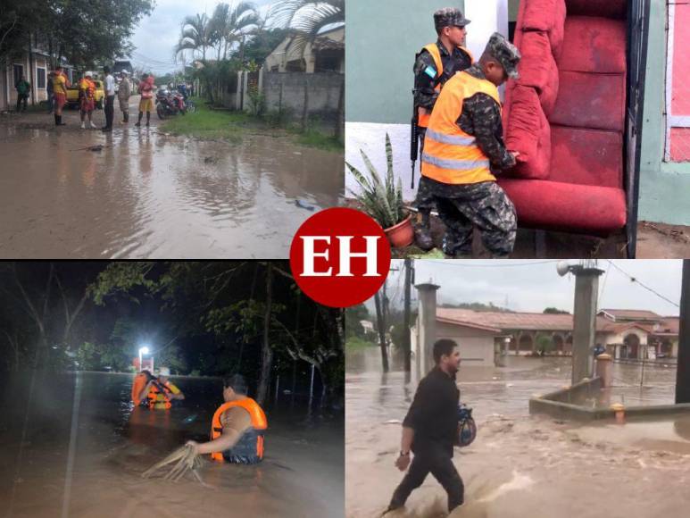 Más de 200 personas son evacuadas en Comayagua y Siguatepeque por inundaciones