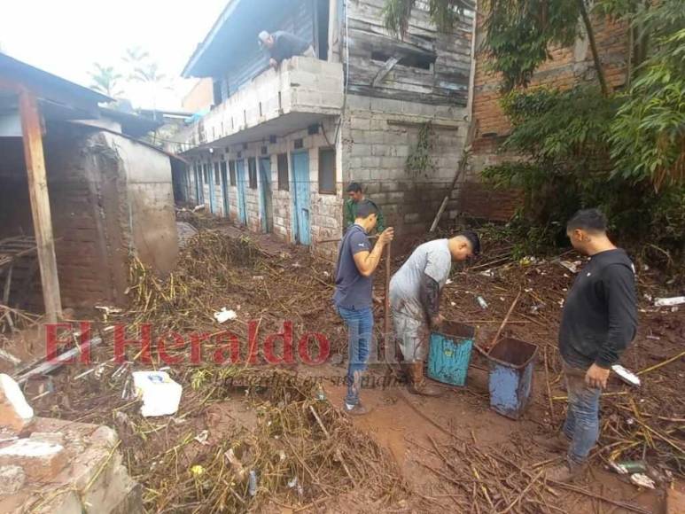 Destrucción y ruinas: lo que dejó la lluvia en su paso por la capital