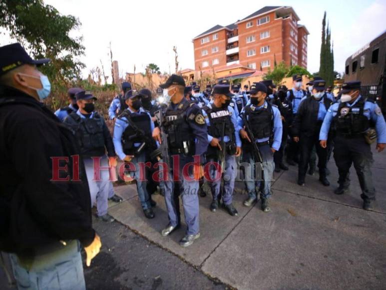 El ambiente que reinó en Palmeras de San Ignacio, el búnker del expresidente Juan Orlando Hernández (FOTOS)