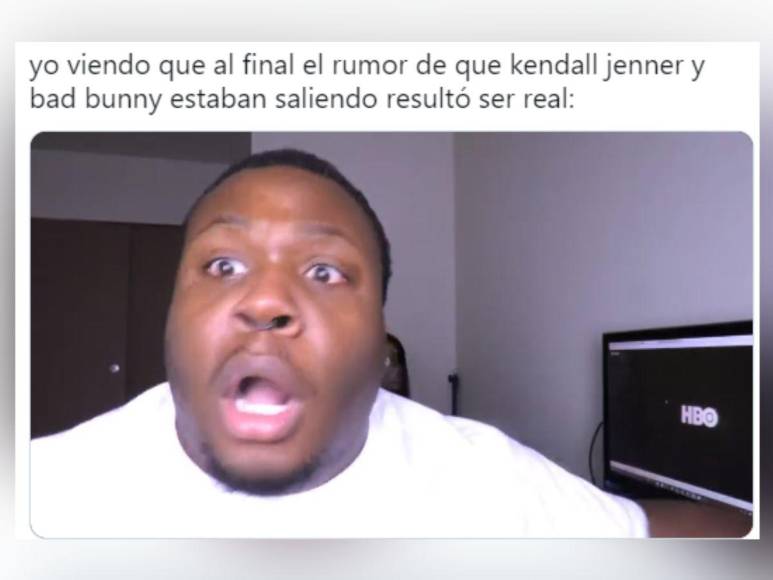 Los memes por el supuesto romance de Bad Bunny y Kendall Jenner