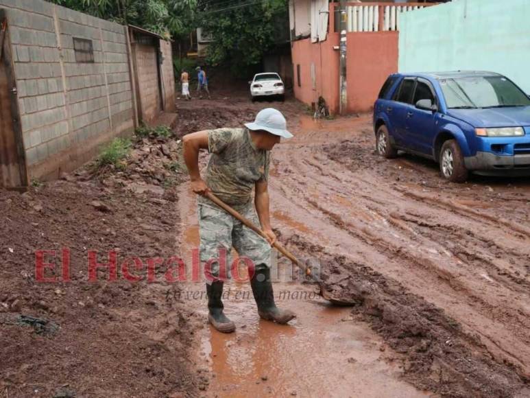 Destrucción y ruinas: lo que dejó la lluvia en su paso por la capital