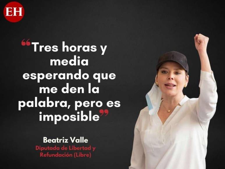 Las polémicas frases de Beatriz Valle en su regreso al Congreso Nacional