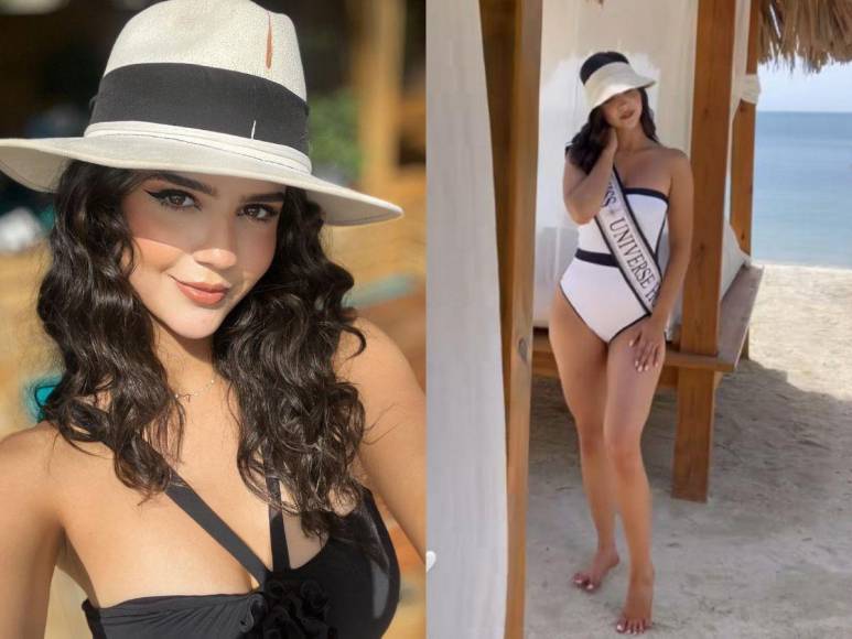 Miss Honduras, Zuheilyn Clemente, deslumbra con su belleza en su viaje a Roatán