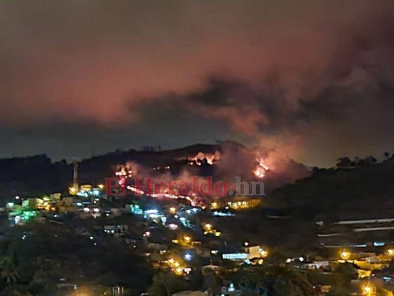 Las imágenes del pavoroso incendio que no ha podido sofocarse en Santa Lucía