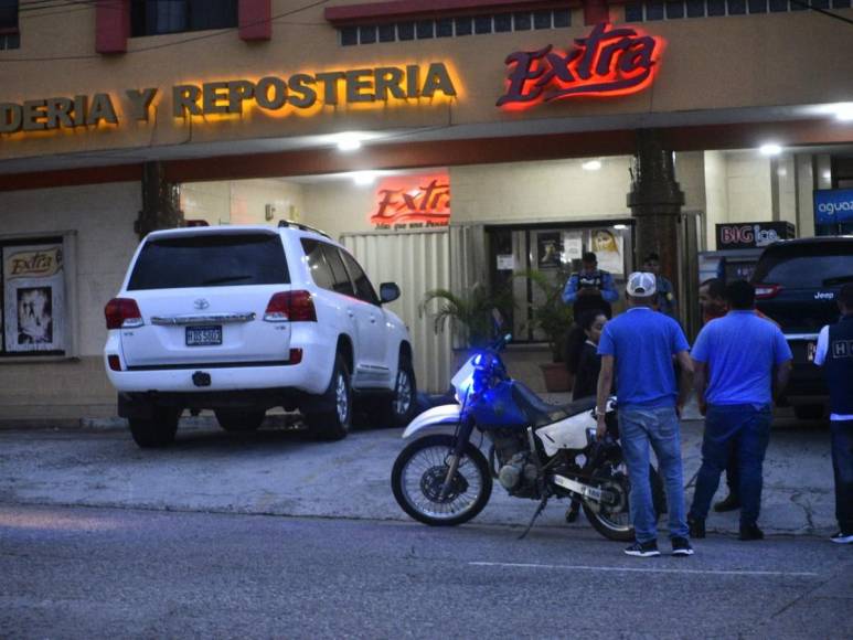 Primeras fotos de la escena del crimen de la esposa de Magdaleno Meza y sus guardaespaldas