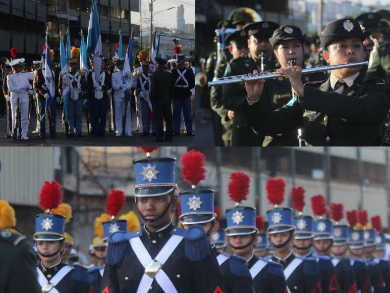 Solemnidad y respeto a la patria: primeras imágenes del desfile en la capital