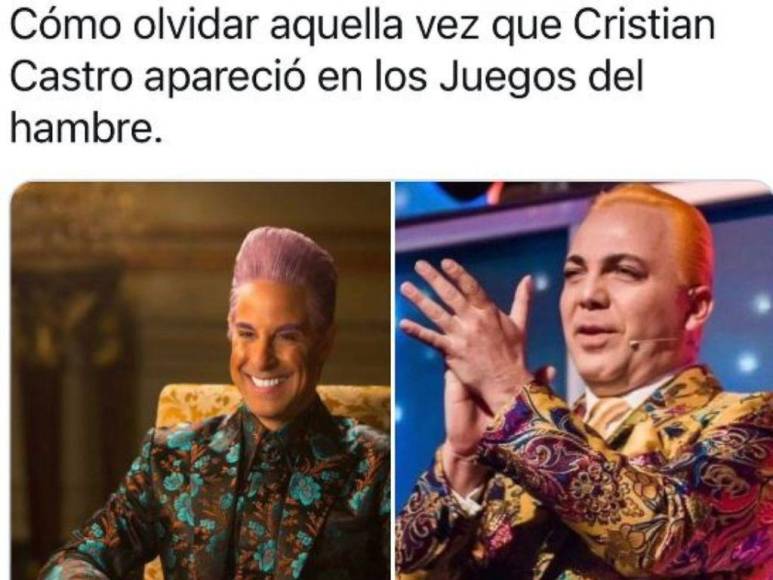 Los graciosos memes que desató el cambio de look de Cristian Castro